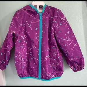 Lands Ends hooded rain jacket Size 3T